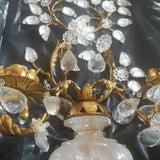 Pair Of Designer Rock crystal Sconces