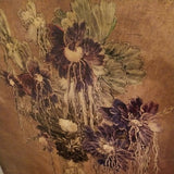 Antique Impressionist Purple Large Still Life Painting