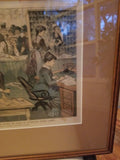1900 Puck Lithograph of "Puck Proposes That The Country Post Offices Be Given To