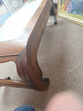 Japanese Marble and Wood Coffee Table 43" X 16" X 14"