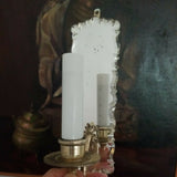 A Pair of Vintage Venetian Beveled Mirrorred Sconces