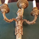 Pair Of Louis XV French Bronze Sconces