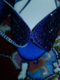 Badgley Mischka Size 9 Women's Shoes Jewel Sycamore Navy Satin