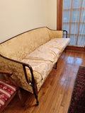Set Of Yellow Couch And 2 Yellow Chairs