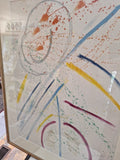 Mid Century Modern Abstract Watercolor