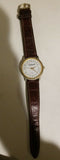 Lafayette Quartz Stainless Steel Wrist Watch with Leather Band