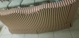 Kidney Shaped Sofa Good Condition with Designer Fabric