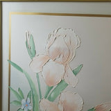 Framed Signed PAINTING - Diamonds Sapphires Rubies Emeralds