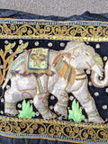Vintage Handmade Indian Textile 22" X 17"