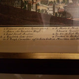 Vienna Austria 1740 Copper Etching Johann Friedrich Probst