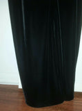 Ladies black velvet Magaschoni Collection cocktail dress with rhinestones size 6