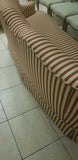 Kidney Shaped Sofa Good Condition with Designer Fabric