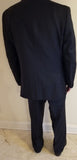 Joseph Bach Slim Fit Black Suit 100% SuperFine Australian Wool Size 42 (32waist) - Diamonds Sapphires Rubies Emeralds