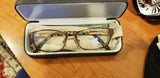 Karen Kane Mocha Wood Rose Eyeglass Frame Glasses Eyewear - 53 16 135 - Diamonds Sapphires Rubies Emeralds