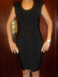 Lady's Black Vince Camuto Dress Size 2 - Diamonds Sapphires Rubies Emeralds