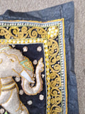 Vintage Handmade Indian Textile 22" X 17"