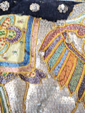 Vintage Handmade Indian Textile 22" X 17"