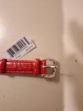 LE VIAN (LeVian) GENUINE LEATHER 14 MM WATCH STRAP ZAS 28 Red New