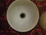 Set Of 5 Vintage Glass Bobeches Chandelier Shade