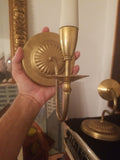 Pair Of Mid Century Modern Sconces style Similar to Parzinger