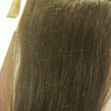 Dark Brown 10" Piece Hairpad Hairpiece 100% Remy Human Hair Clip Side Patches
