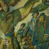 Signed Israeli Painting Famous Artist - Diamonds Sapphires Rubies Emeralds