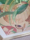 Mid century Modern Abstract Surrealist Watercolor Painting #97508