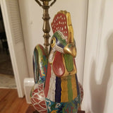 Circa 1800's Chinese Antique Rooster Lamp