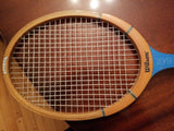 Wilson Chris Evert Wood tennis racket - Diamonds Sapphires Rubies Emeralds