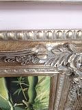 Large Framed Artwork of a Nude Asian Woman IMPERFECT CONDITION!! SEE PICS!!