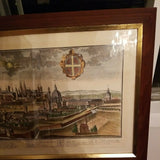 Vienna Austria 1740 Copper Etching Johann Friedrich Probst