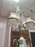 Antique 19TH CENTURY OSLER CHANDELIER - Diamonds Sapphires Rubies Emeralds