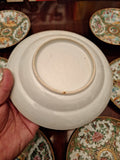 Antique Chinese Porcelain Collection Of Eight 200 Years Old Plates