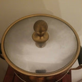 Mid Century Modern Chrome and Gold Barware Icebucket Original Liner