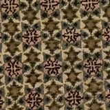Antique Rare prada Green Oriental Rug
