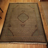 Antique Rare prada Green Oriental Rug