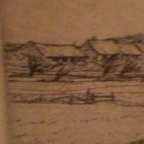 Rare Antique Signed Etching by Robert Sargent Austin, British, "Highbridge"