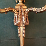 Pair Of Antique EF Caldwell Signed Gold  Sconces
