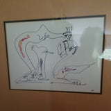 Vintage Surrealist Lithograph First Edition