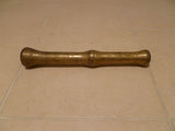 Antique Solid Brass Vintage Mortar & Pestle Heirloom - Diamonds Sapphires Rubies Emeralds
