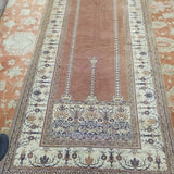 Matching Pair of Antique Velvet Mosque Curtain 4' 0" x 10' 9" Great Condition