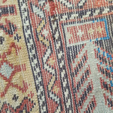 antique caucasian rug NEEDS RESTORATION! #91008