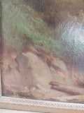 Antique Painting From An Estate George F. Bensell Labeled "The Old Mill" #915008 - Diamonds Sapphires Rubies Emeralds