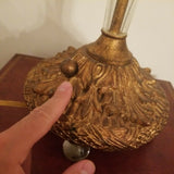 Vintage French Bagues Style Table lamp Beaded Glass