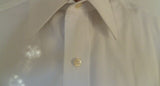 Paul Fredrick 80's Two Ply Pinpoint Oxford White Monogrammed PN French Cuffs