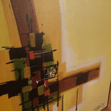 Original Large Mid Century Modern Abstract painting