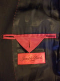 Joseph Bach Slim Fit Black Suit 100% SuperFine Australian Wool Size 42 (32waist)