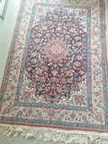 1970's All Wool Hand Knotted Oriental Rug 3' X 5' Very Fine Knots
