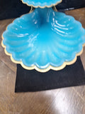 Double Plated Candy Dish Made In Italy One Plate Is 10" The Other Is 5.5"