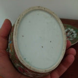 Antique Chinese Porcelain 200 years Old Rose Mandarin
